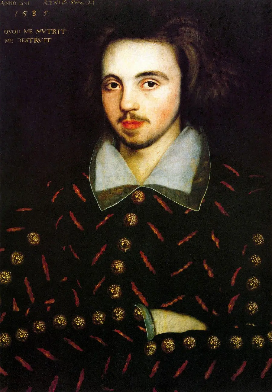 Download graphic photo and painting of William Shakespeare, poet and playwright
