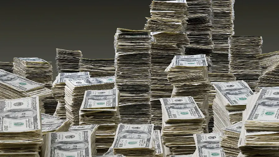 Motivational photo of money for the background of famous and famous and special people