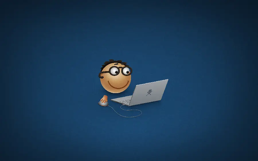 Cute and funny graphic background of a cool guy reading a newspaper 