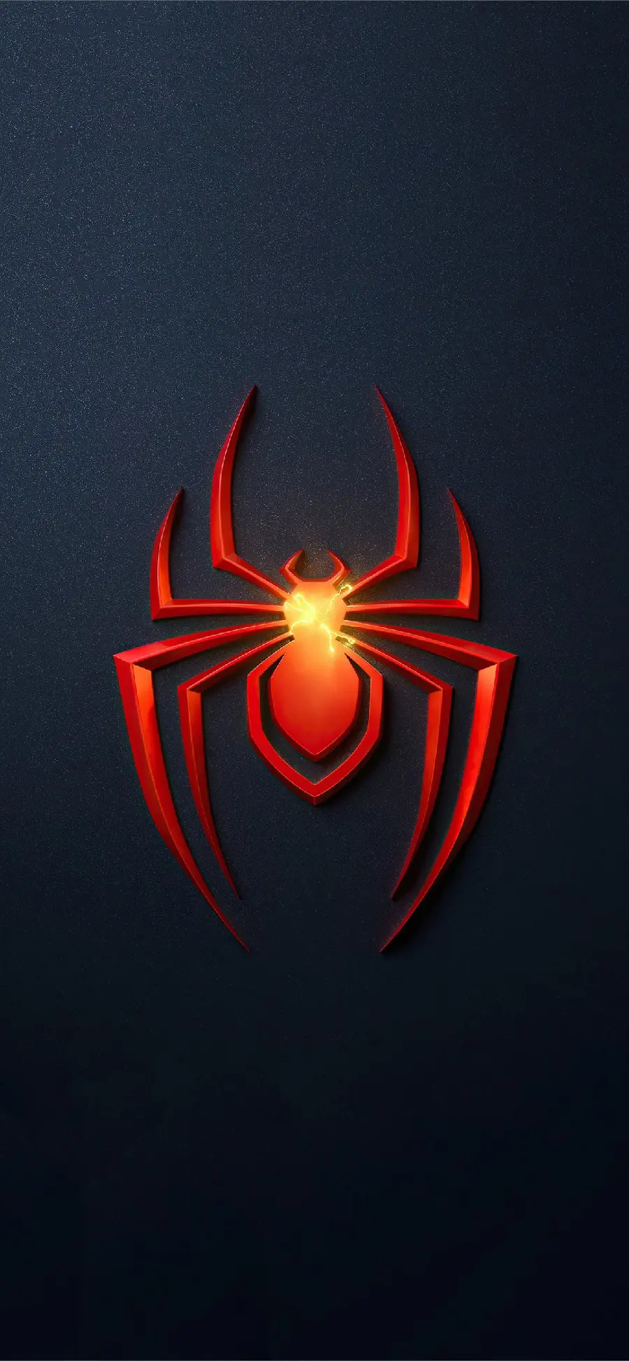 Cool boy's background with a Spider-Man logo design on a black background