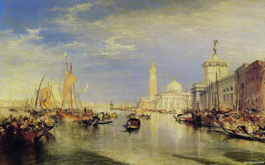 The most stylish stock photo of William Turner's painting in full HD quality for printing a painting 