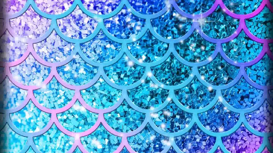Mermaid glitter sequin stock photo for design
