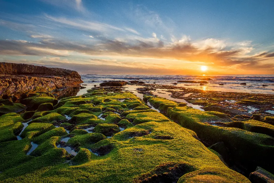 Download a photo of God's natural landscape at a beautiful sunset