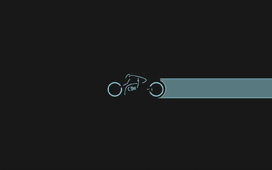 Minimalist Biker Profile Background