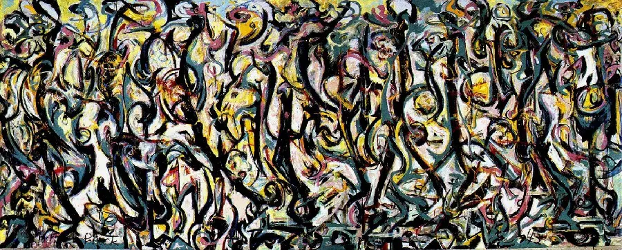 Abstract Mural Painting 1943 Jackson Pollock 