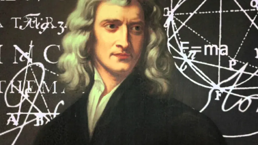 The latest photo sculpted by artificial intelligence of Isaac Newton