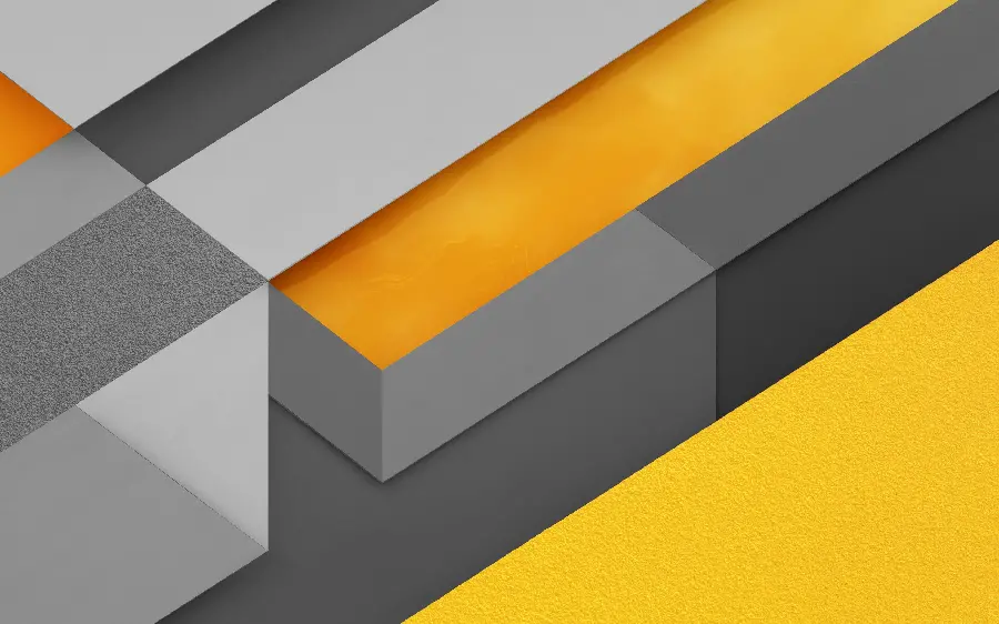 HD geometric shapes wallpaper in yellow and gray theme