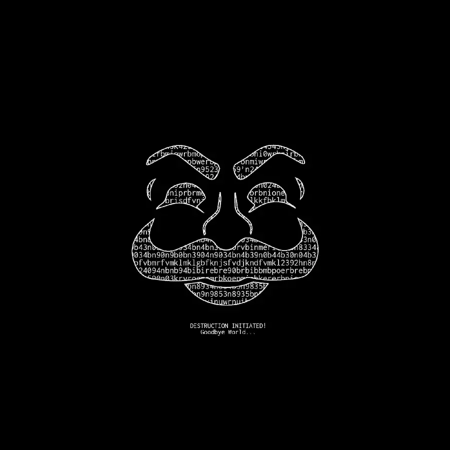 Background with Minimalistic Dread on Black Background 