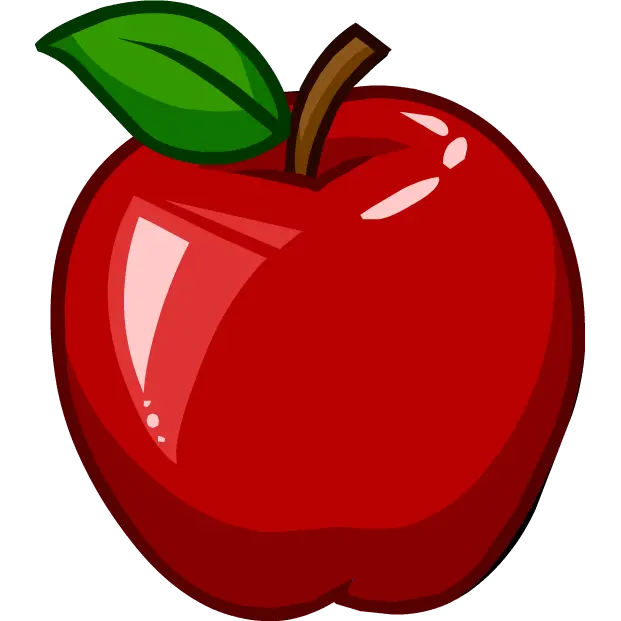 Download PNG image of colorful apples without background
