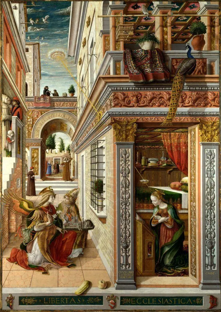 Image of a beautiful Renaissance work with a wide variety of colors and artistic 