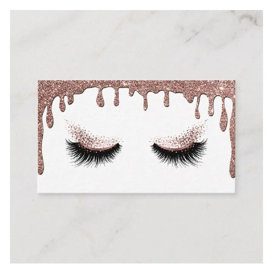 Beautiful and beautiful photo of extended eyelashes for printing on a signboard