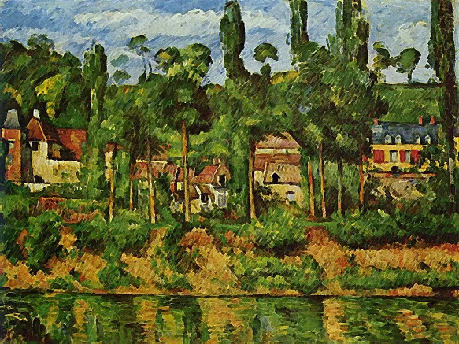 A masterpiece image by Paul Cézanne for painting