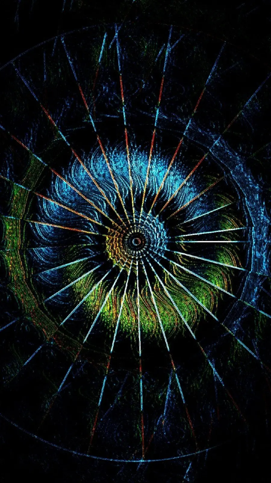 Download a collection of wallpapers for iPhones in fractal design