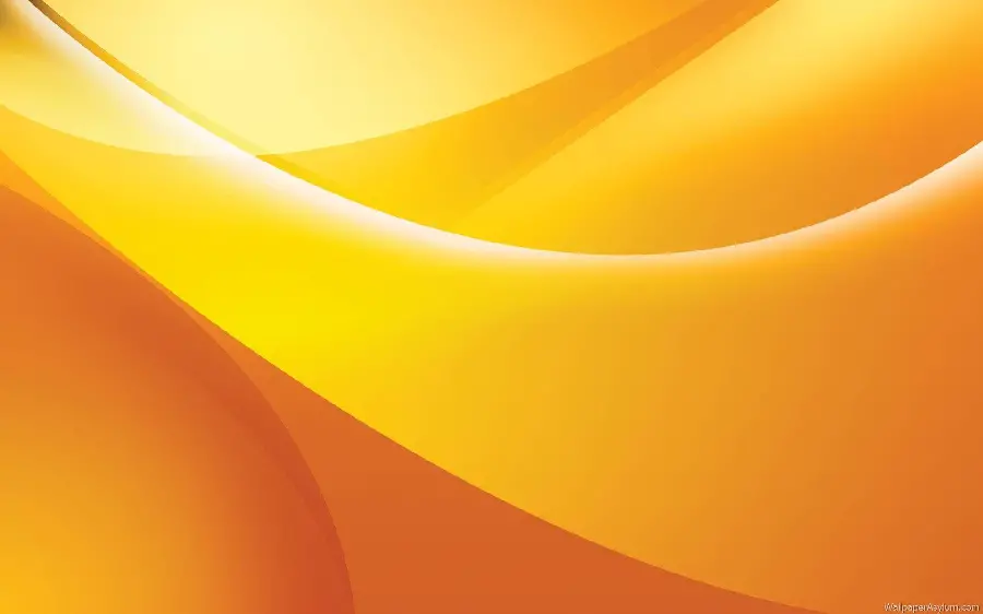 Abstract Wallpaper in Simple Orange for Desktop in Offices