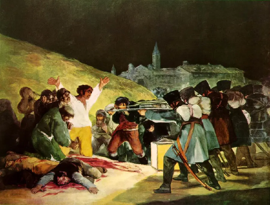 Romanticism style painting photo called The Third of May 1808 by Francisco Goya