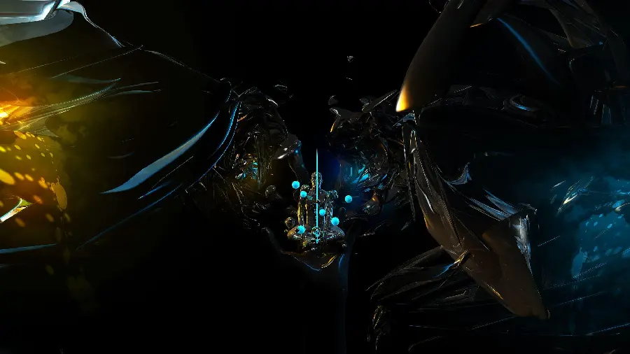 High quality digital black surrealism wallpaper