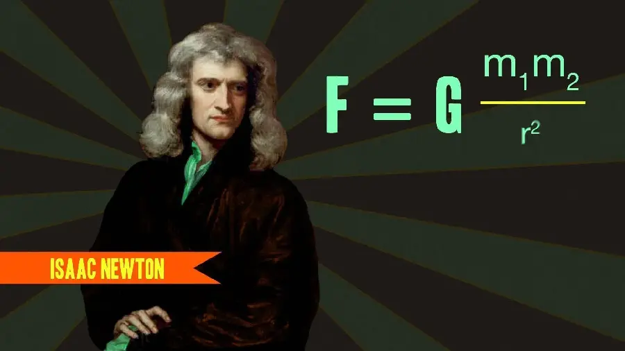 Download stylish photo of Isaac Newton with the highest quality and black background
