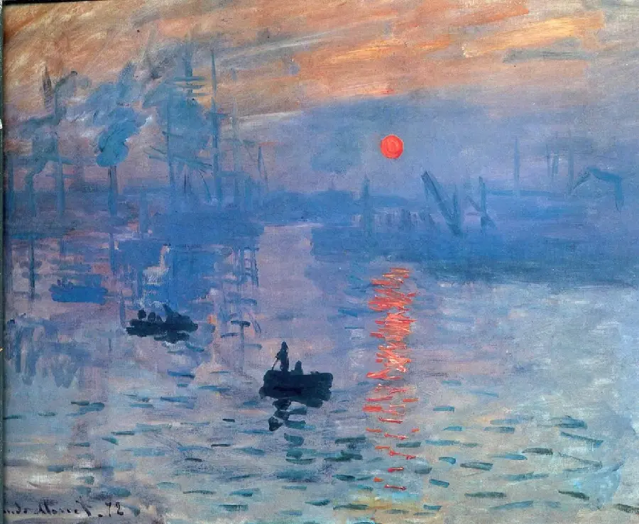 Autumn at the Sea of ​​Argento Painting by Claude Monet Printed on the Best Quality Frame 1873