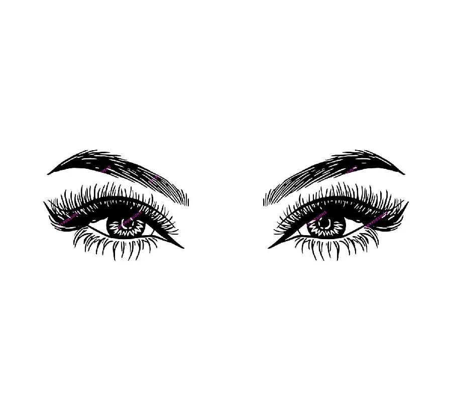 Image of cat eyelash extensions and implantation in the latest styles