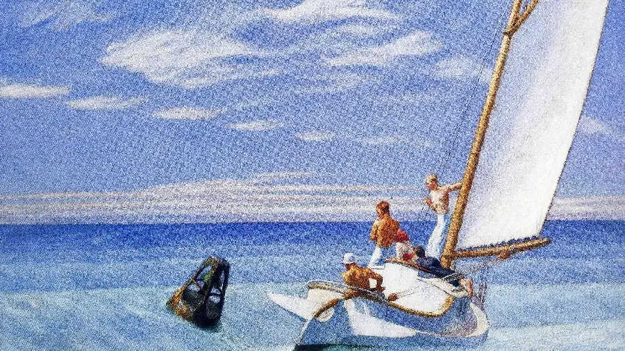 Grand Sol Edward Hopper painting, American portrait of freedom 1939