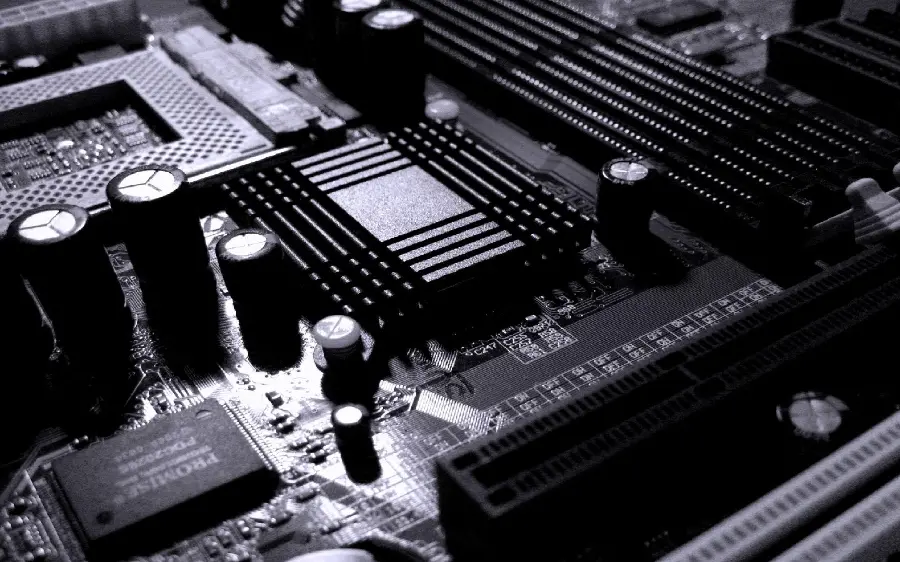 Photo of Free Electronic Components of Computer and Computer Hardware 
