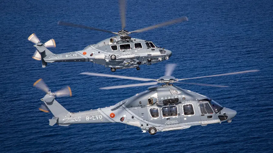 Photo taken of flying helicopters for laptop background 
