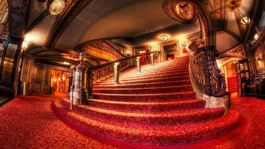 Very cool wallpaper of the aristocratic stairs in the theater