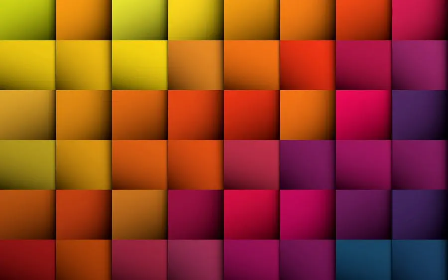 A suggested wallpaper of a colorful 3D layered 3D design 
