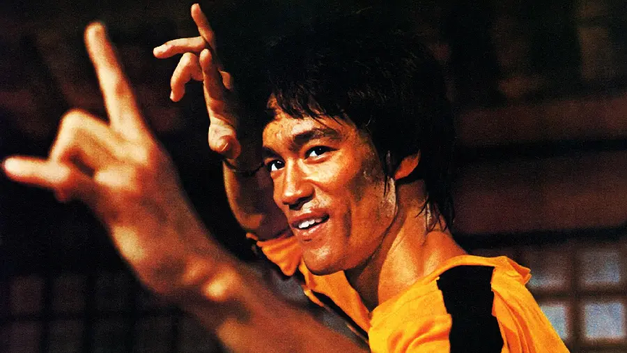 Free download of Bruce Lee's photo in the movie Game of Death