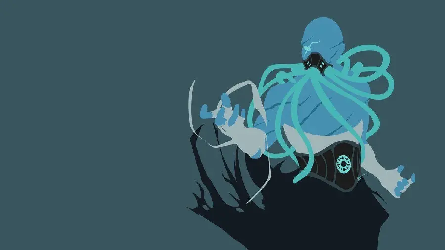 Minimalist style anime character wallpaper for lovers of this style 