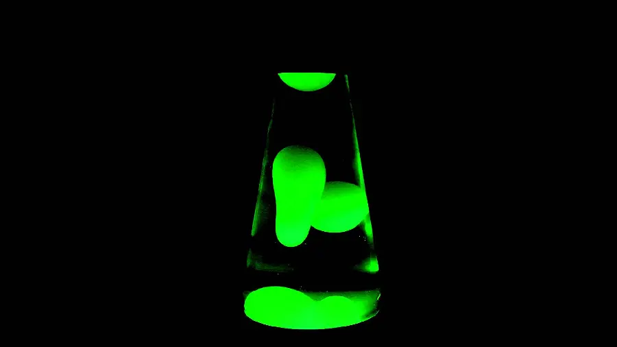 Green Lava Lamp Stock Photo for Computer