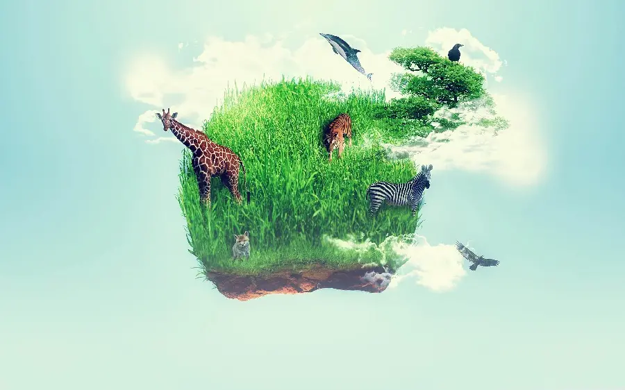 Download animated animal background and profile graphics