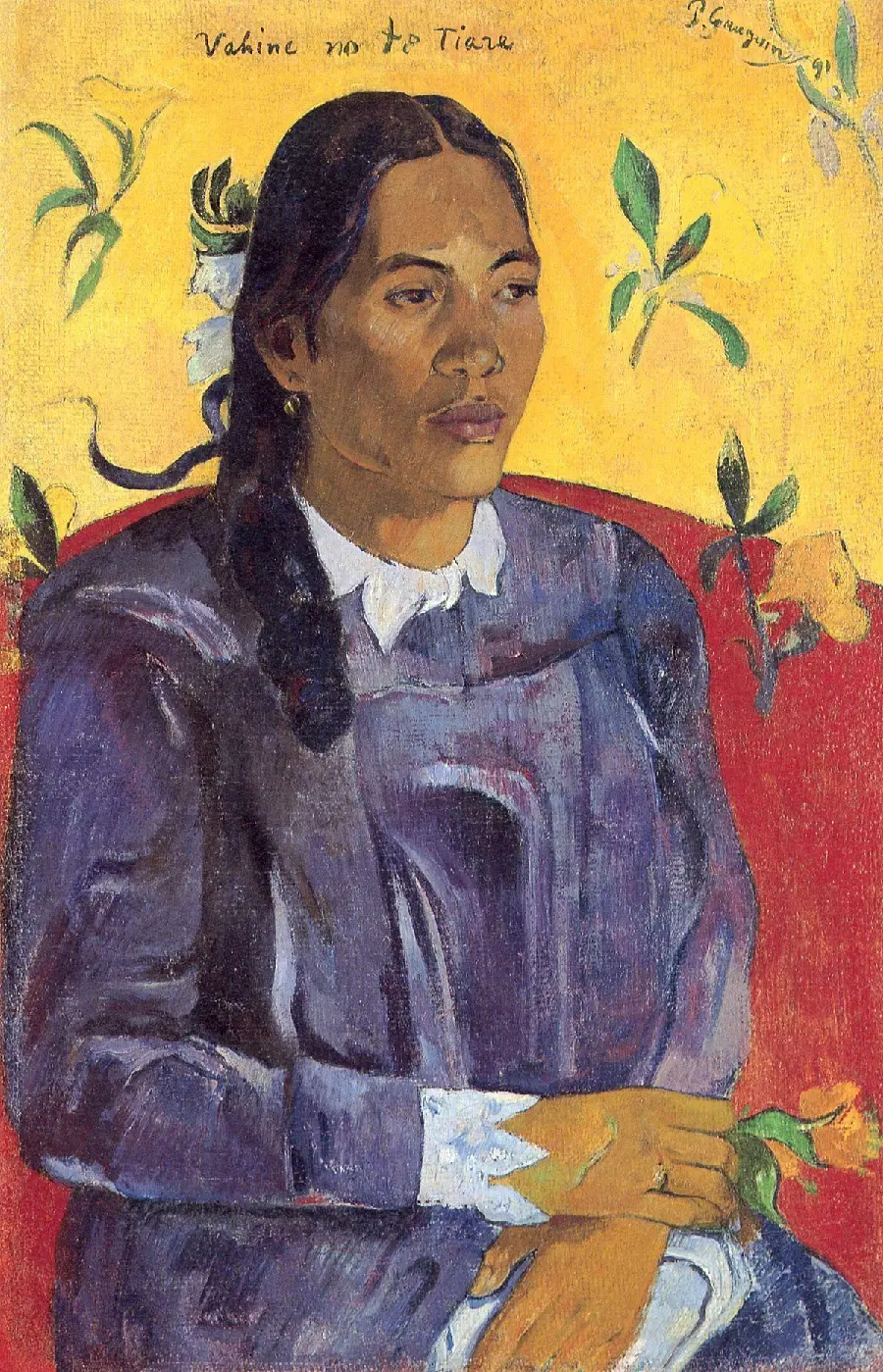 Download a photo of the great French man's painting by Paul Gauguin, sculptor and painter
