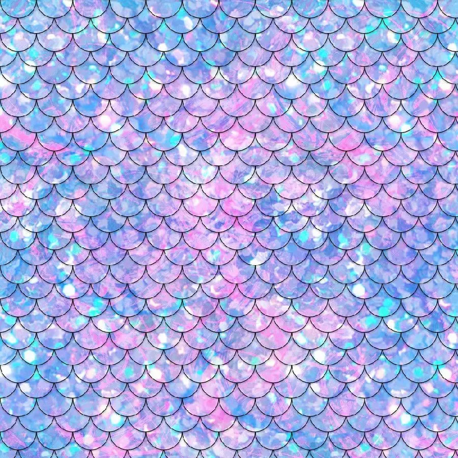 Beautiful glitter mermaid sequin photo for fabric weaving idea