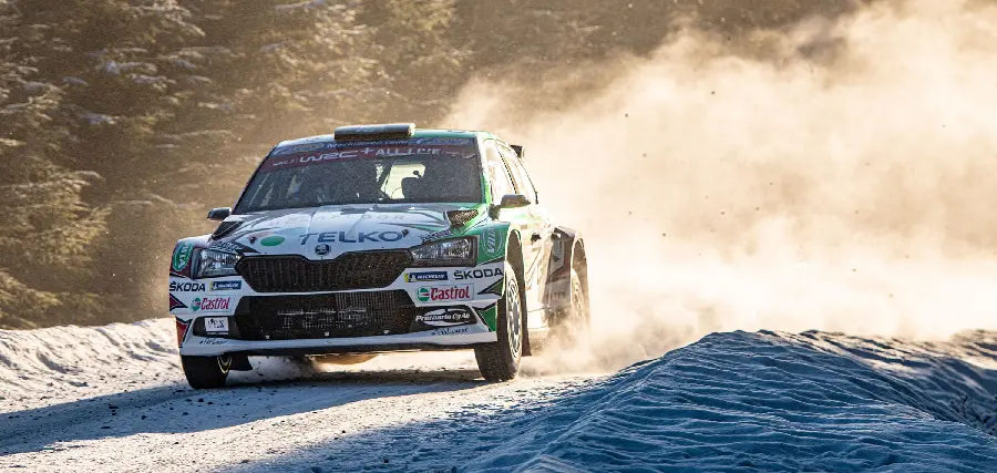 Spectacular Stock Photo of Rally Cross Race in Desert