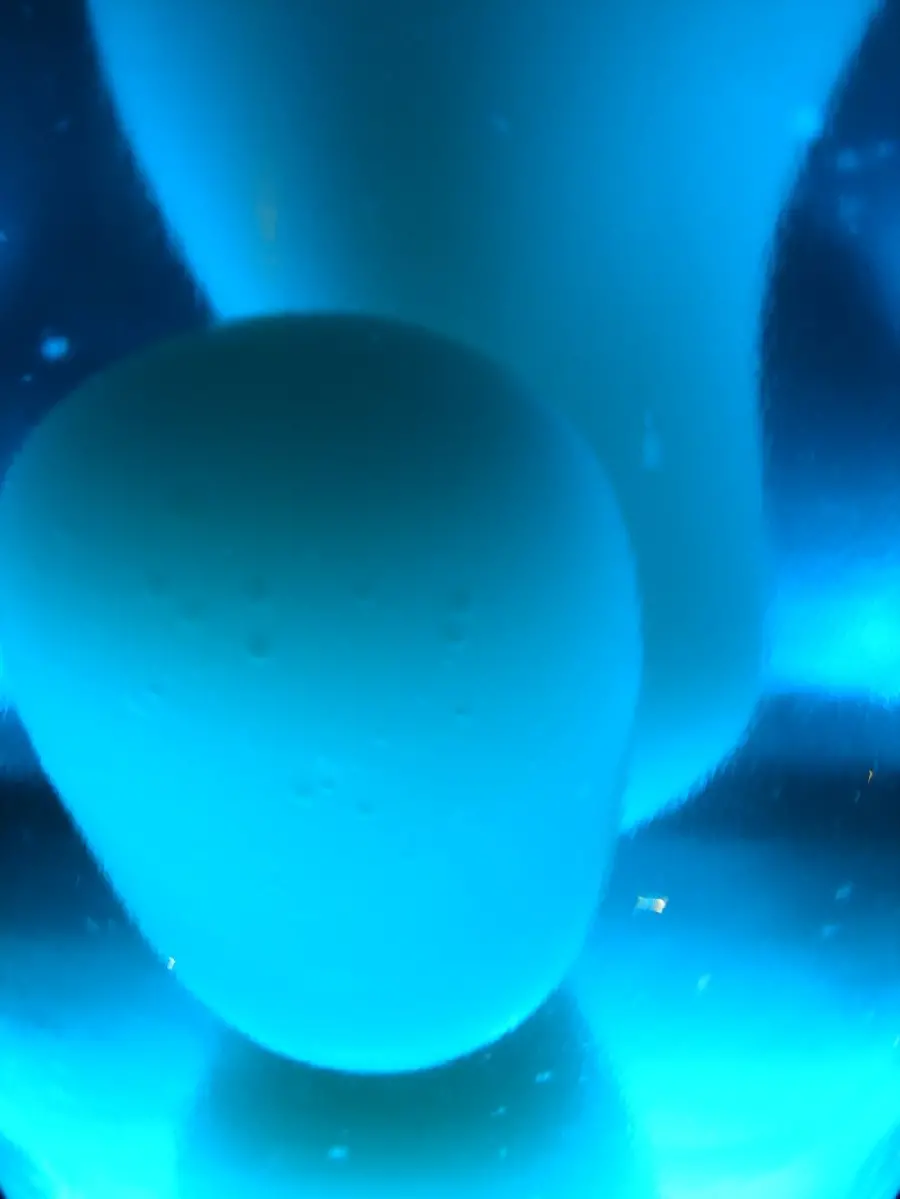 Lava Lamp Glowing Lava Wallpaper Blue
