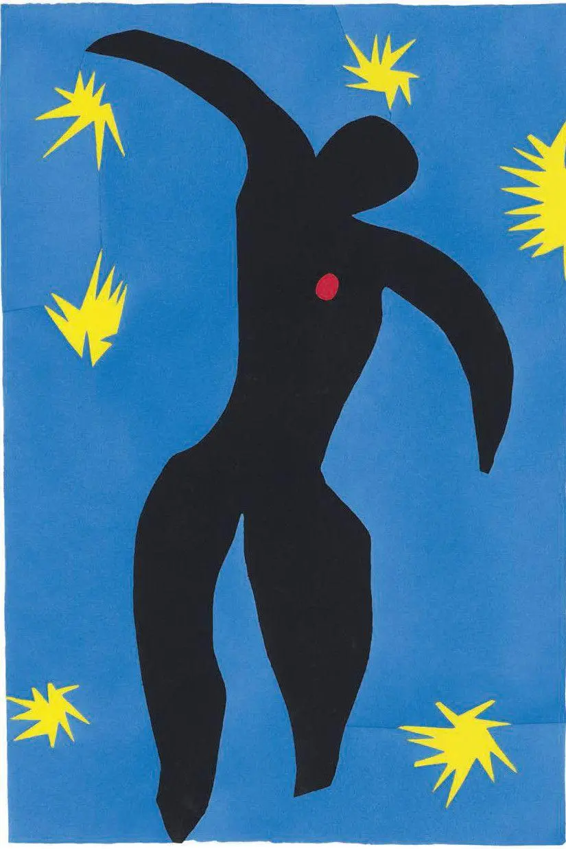 Icarus tapestry in 1944 by Henri Matisse