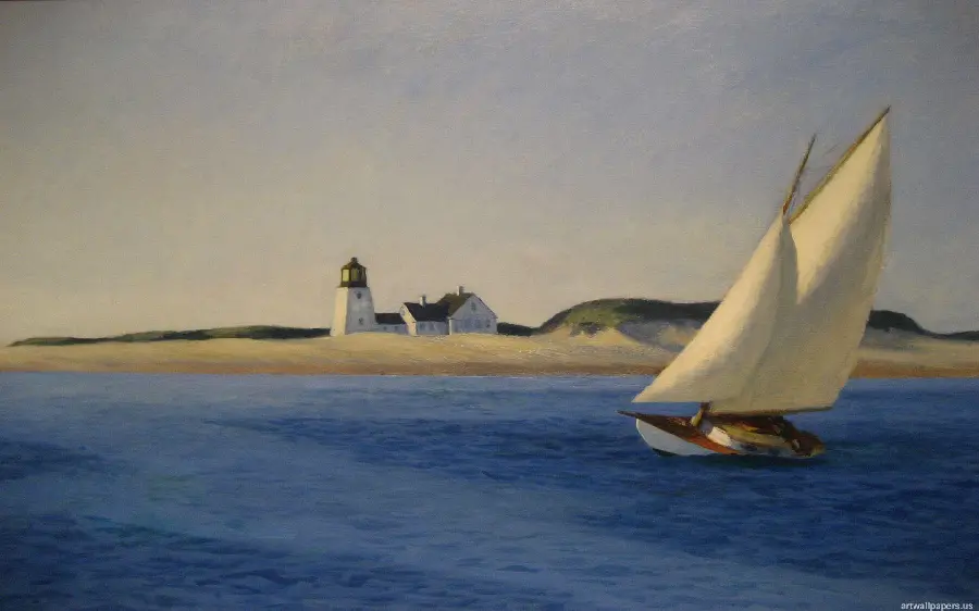 Print of the painting Long Legs, 1930 - Edward Hopper 