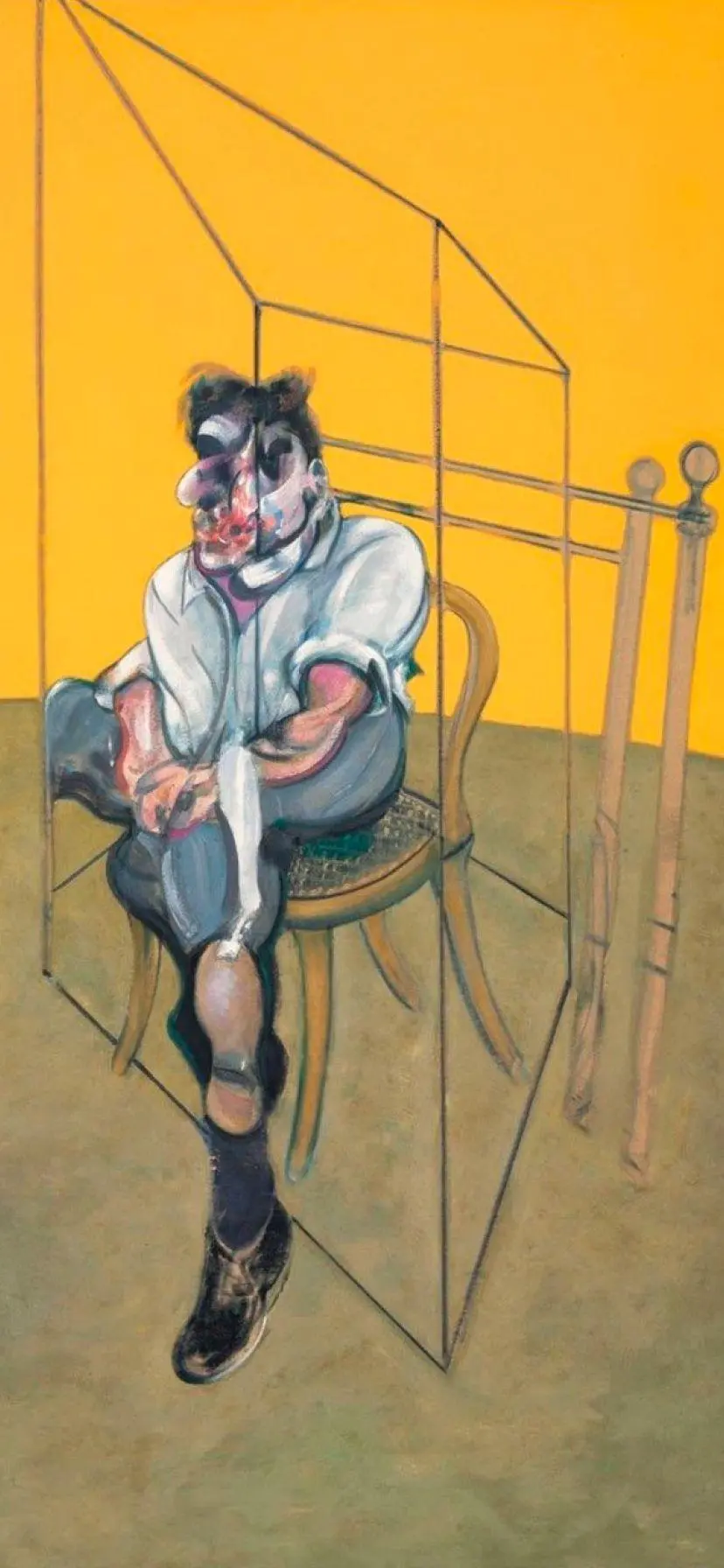 Francis Bacon's painting Three Studies of Lucian Freud 1969 