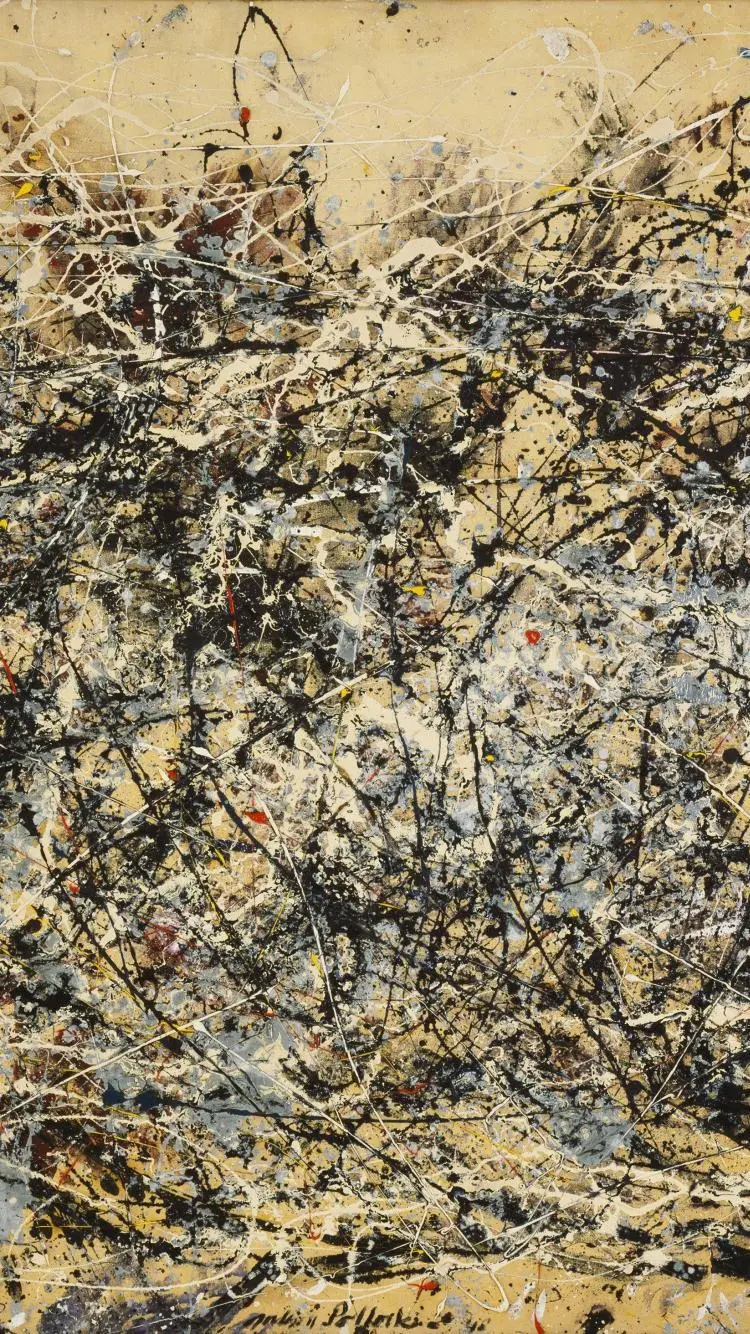 Jackson Pollock's SONGQI Autumn Rhythm Painting No. 30