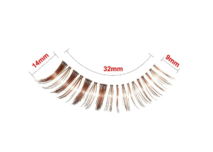 Photo of Eyelash Extensions on a White Background