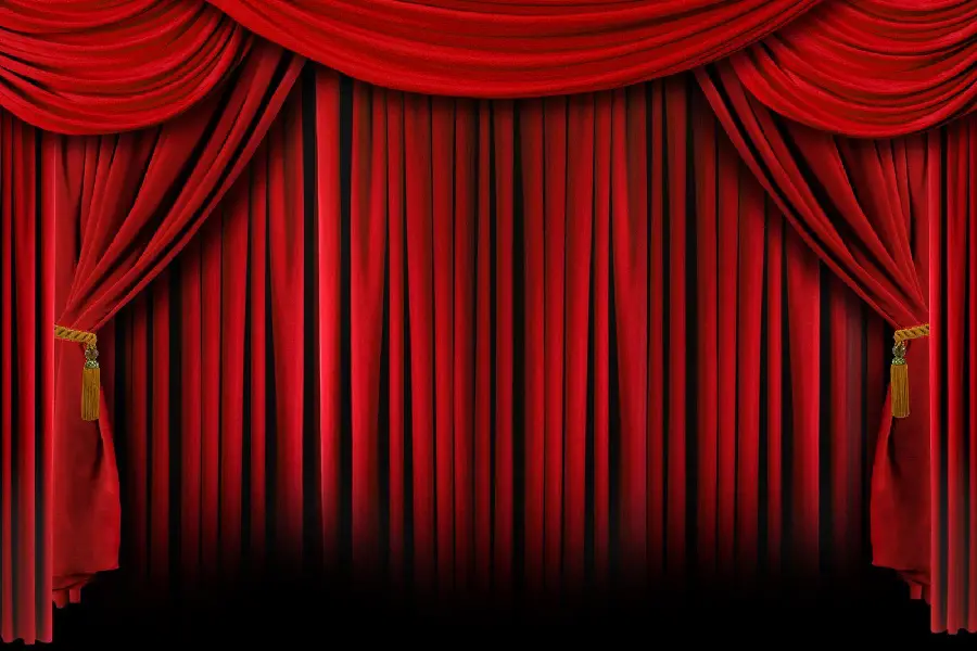 HD quality photo of the theater screen and performance