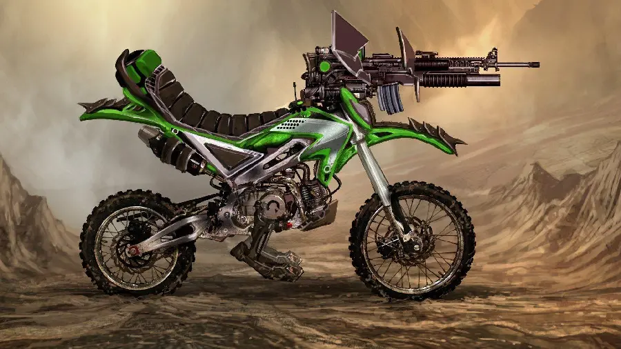 HD animated wallpaper of motorcycle trails and motocross in 4k quality