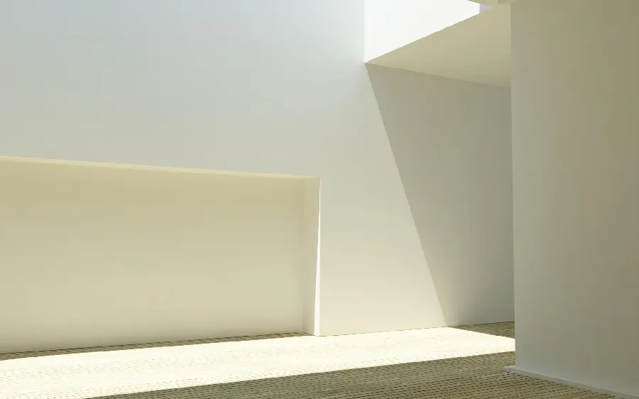 High Quality White and Cream Minimalist Building Wallpaper