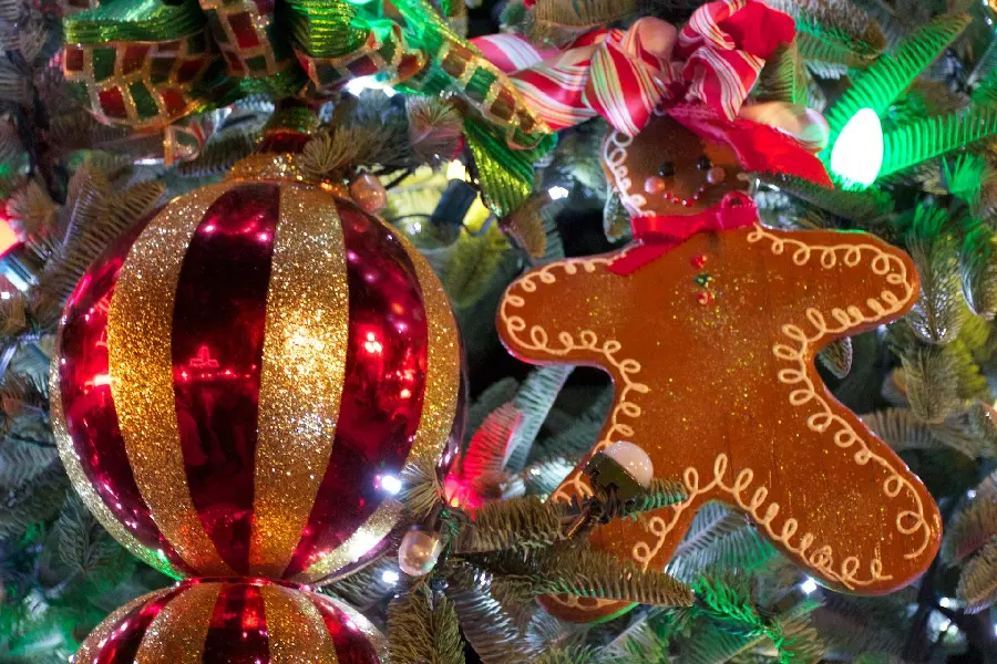 Download delicious pictures of tree man and biscuit man in New Year and Christmas 