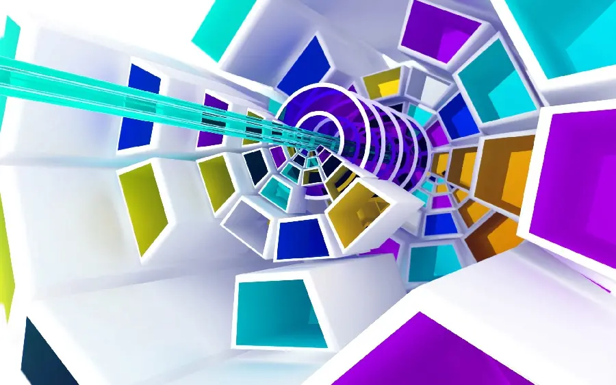 Colorful cube collection design background image