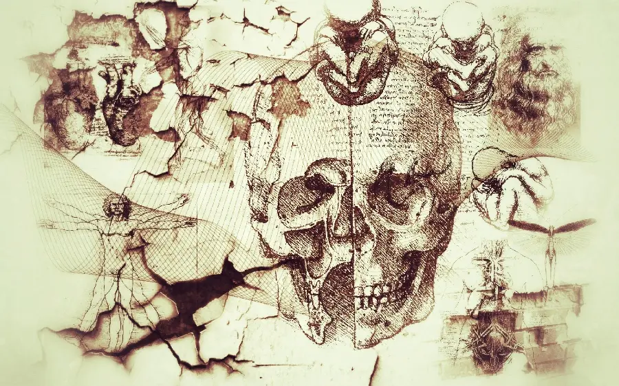 The strangest photo of Leonardo da Vinci, the Italian scientist and inventor 
