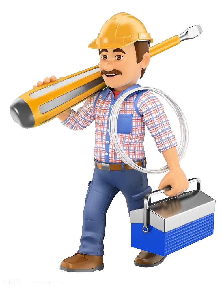 Download a graphic photo of an electrical engineer PNG, telephoto lens and no background