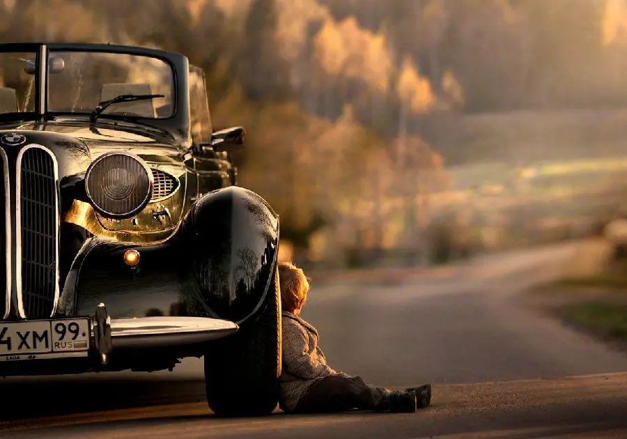 Download a beautiful and spectacular image of a black foreign car in high quality 