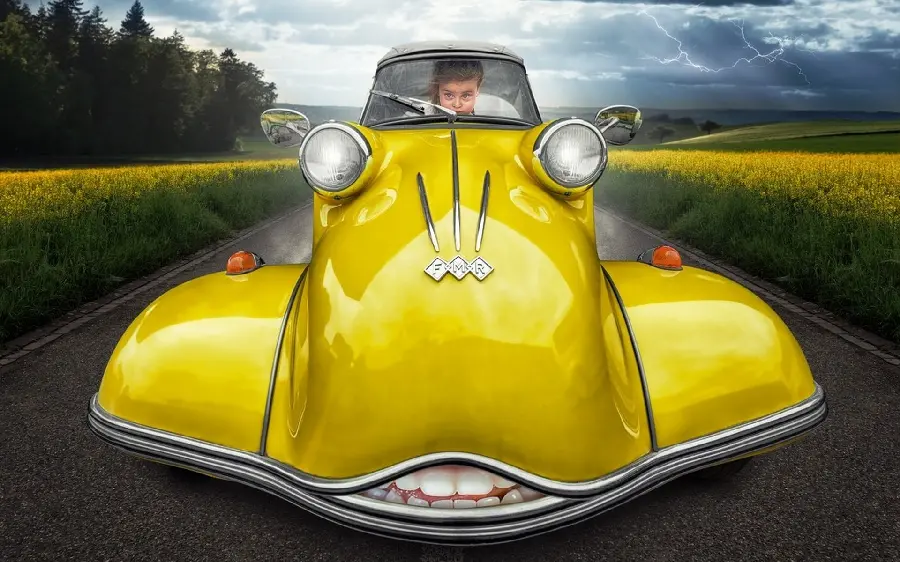 Cartoon Animated Car Wallpaper and Background 2024